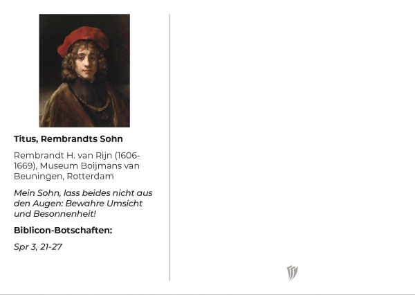 biblicon© – Rückseite zur Monogrammkarte – Bild 5